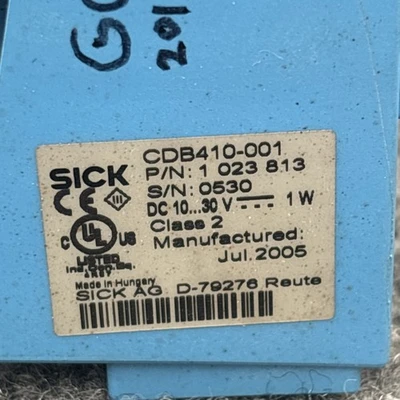 Used SICK CDB410-001 Automation Control (HMI) California US | Davliegogo LLC #1725440