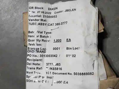 USED CATERPILLAR 386-3777