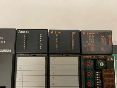 Used MITSUBISHI A1S61PN / A2USHCPU-S1 / A1SX40 / A1SY40 / A1SJ61BT11 I/O Boards & Replacement Parts | Surplus Asset Holdings #1218292