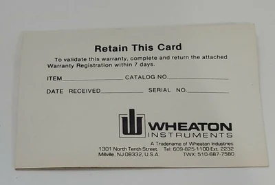 New | in-Stock WHEATON 224357 Medical Equipment - Other | J&J Industrial Supply #502190