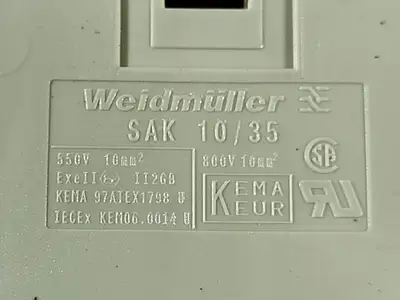 NEW WEIDMULLER 0443760000