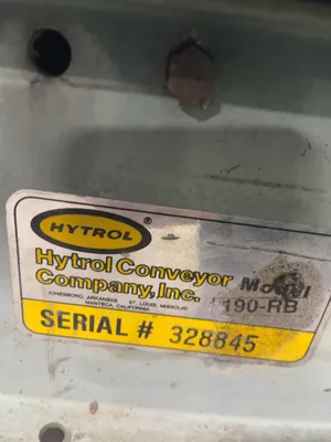 Used HYTROL 190RB Belt Conveyors Ohio US | HGR 24 #1056363