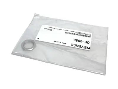 OP-3052 | Keyence  M18 Brass Nickel Plated Brass For Proximity Sensors LOT OF 10 - New