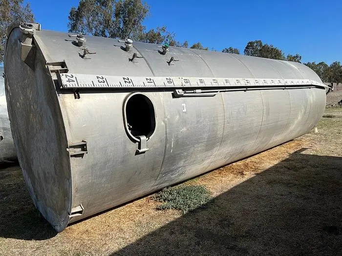 Tank, 8,600 Gallon, S/st, Storage Tank, 94" x 24' high #S744776