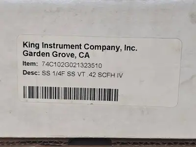 New | in-Stock KING INSTRUMENTS 74C102G021323510 Meters - Misc British Columbia CA | Lenmark #1743751