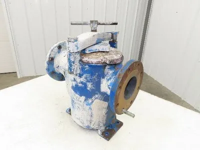 Hayward Model 72 Simplex 4" Inline Basket Strainer Cast Iron 200 PSI Flanged
