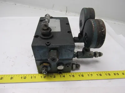 Farval DR2-7B Dual Line Lubrication System Reversing Valve For Oil Only