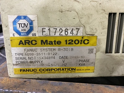 USED FANUC ArcMate 120iC/12L + R-30iB