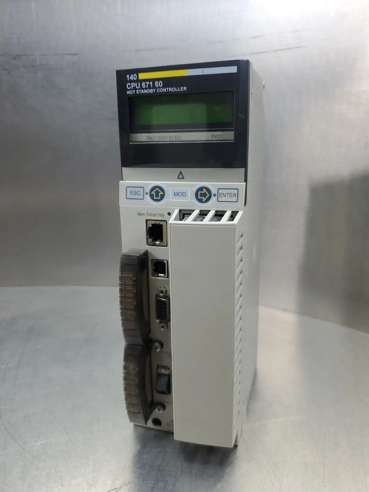 SCHNEIDER ELECTRIC 140CPU67160 QUANTUM HOT STANDBY CONTROLLER MODULE. 3A-14