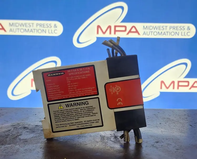 Used BANNER IM-T-11A Relays & Switches Michigan US | Midwest Press and Automation #914204