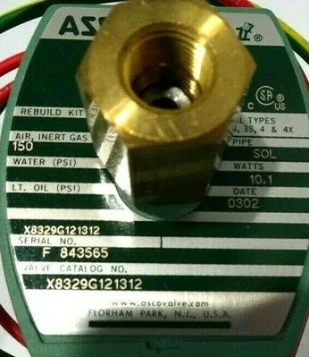 NEW ASCO 551NE213D13 SOLENOID VALVE X8329G121312