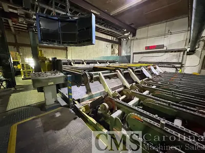 Used COMPLETE SAWMILL OPTIMIL, COMACT, COE NEWNES, USNR, MILLTECH Sawmill Circles CA | CAROLINA MACHINERY SALES #1328272