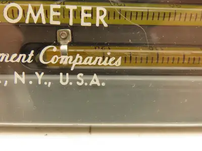 Taylor 1328A Sling Psychrometer Hygrometer Thermometer 9" Tubes 20-120° F