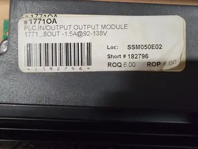 USED ALLEN-BRADLEY 1771-OA