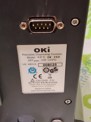 OKI DX-250 PRECISION DISPENSING SYSTEM WITH PEDAL