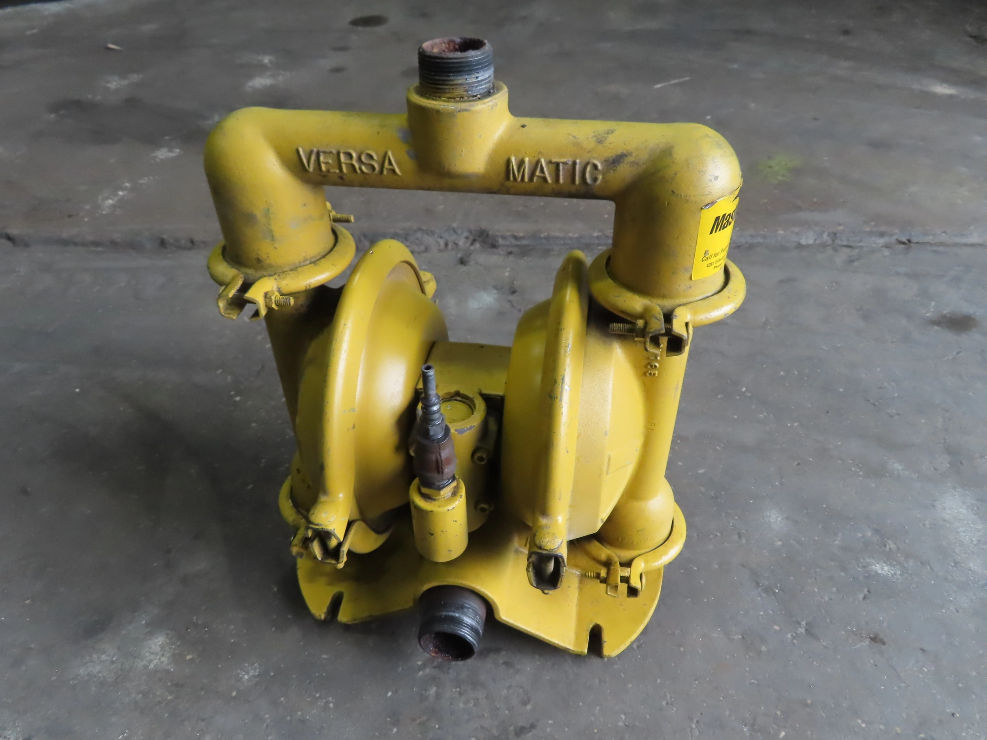 Versa-Matic Double Diaphragm Pump, 1.5"-1.25"