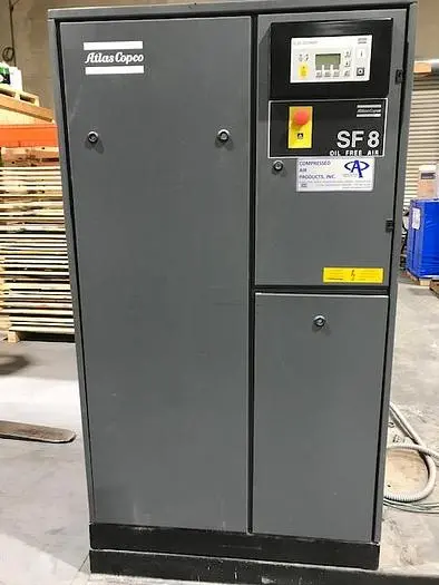 Used ATLAS COPCO SF8 AIR COMPRESSOR Web-fed press | Capital Equipment Solutions #468569