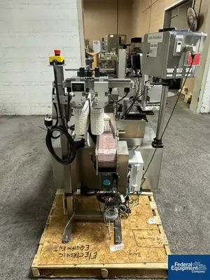 USED CLI Charles Lapierre Wrap Around Uni-Pharma Labeler, model UNI-500