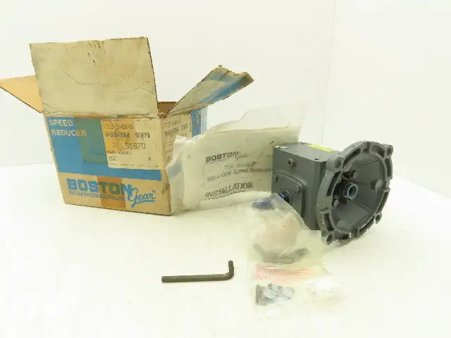 Boston Gear F713-5-B5-G Worm Gearbox 5:1 Reducer 1Hp 350rpm LH 56C-Face