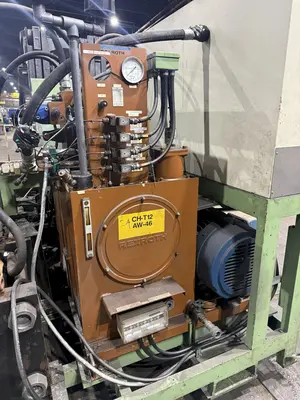 HERTWICH ENGINEERING MODEL #HE-300-30/A SWARF PUCK BRIQUETTER PRESS MACHINE: STOCK #23344