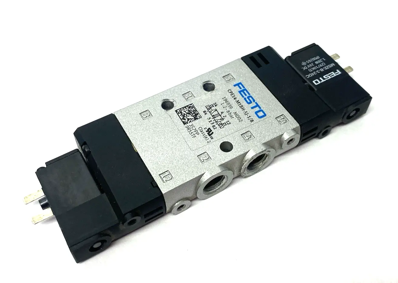 USED FESTO SOLENOID VALVE 5/2-WAY 196939
