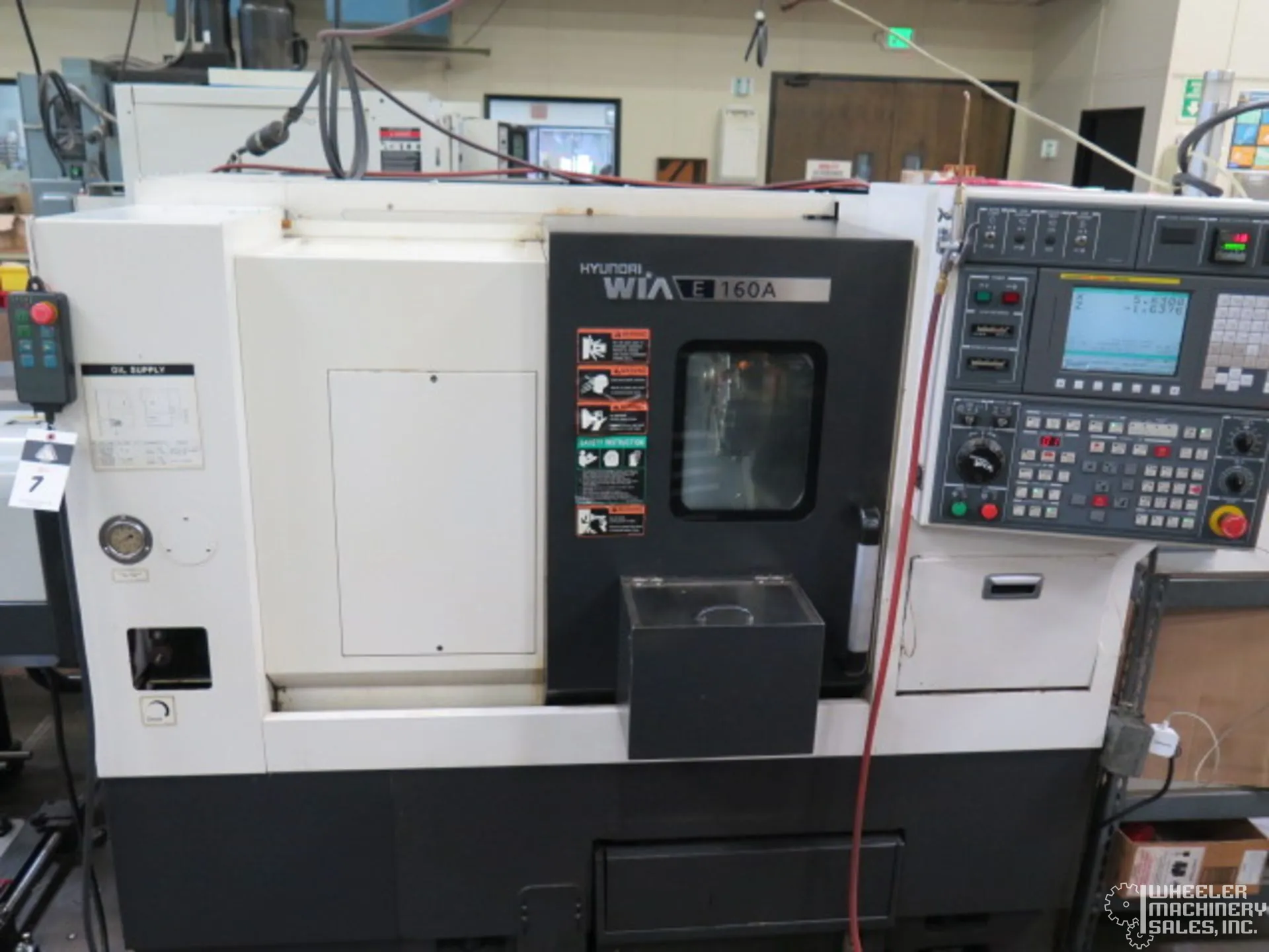 2015 Hyundai Wia E160A CNC Lathe with LNC Eco Load S2 #7823 #2