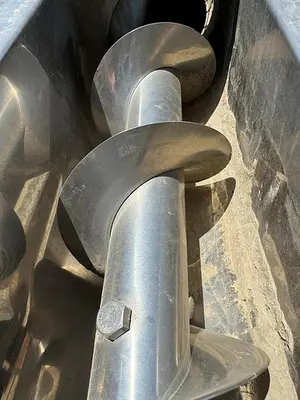 Conveyor, Screw, 6" x 10', Stainless Steel, With Drive, #5880239