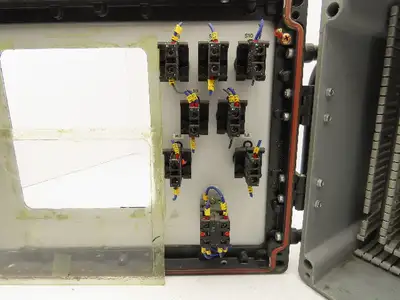 Electrical Enclosure Control Panel HMI 300x400x150mm 7.25x6.25" Cutout 22mm Hole