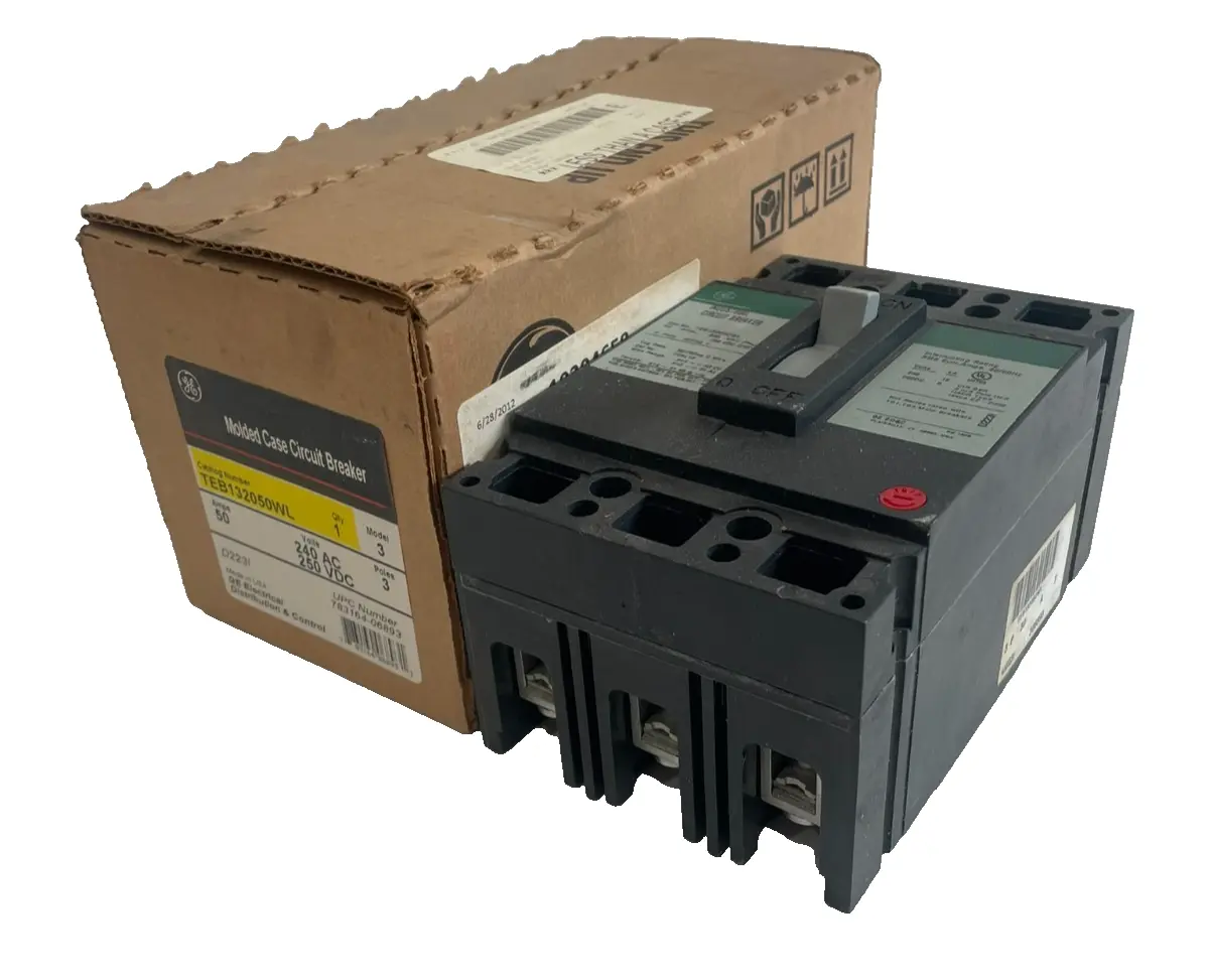 NEW GE TEB132050WL CIRCUIT BREAKER 50AMPS