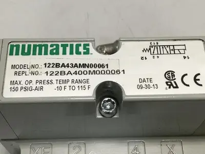 USED NUMATICS 122BA43AMN00061