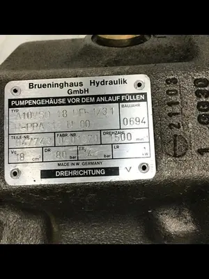 USED BRUENINGHAUS HYDRAULIK A10VSO18DFR1/31R-PPA12N00