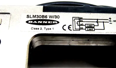 NEW BANNER SLM30B6 W/30 SLOT SENSOR 30 FT 75015 SLM30B6W30