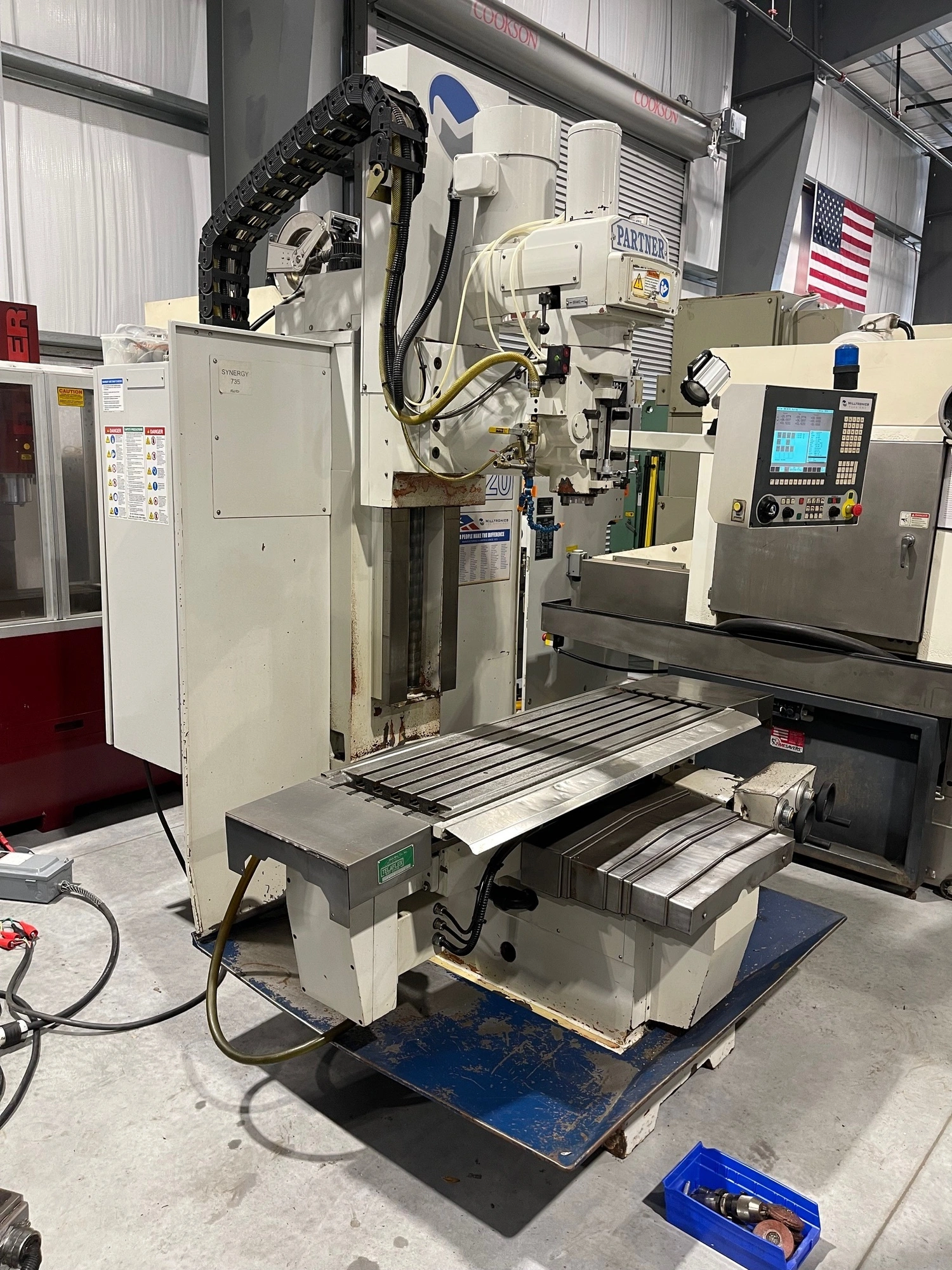 Used 2008 MILLTRONICS MB20 CNC Vertical Mills 6926 | GMT