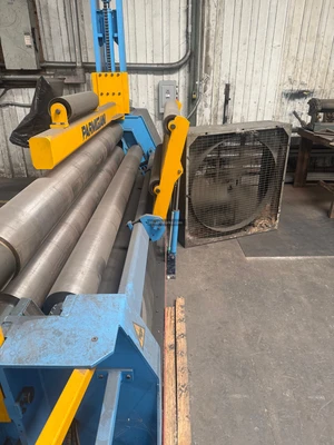 Used Parmigiani VBH 8-210 Plate Bending Rolls including Pinch Illinois US | Meadoworks #1514567