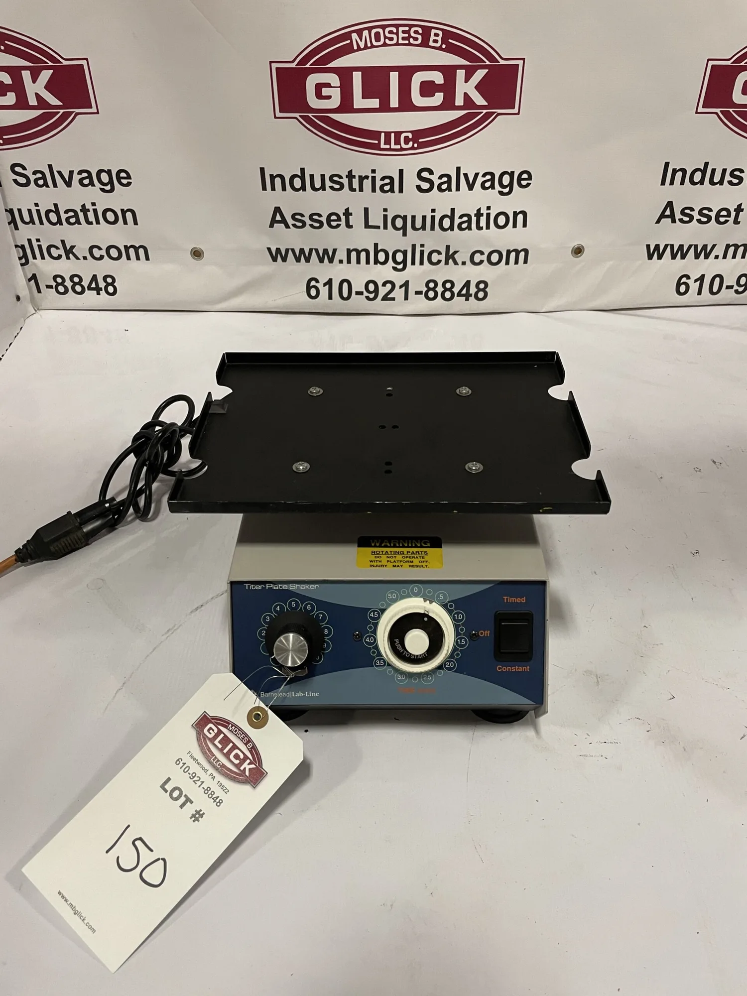 BARNSTEAD 4625 LAB-LINE TITER PLATE SHAKER