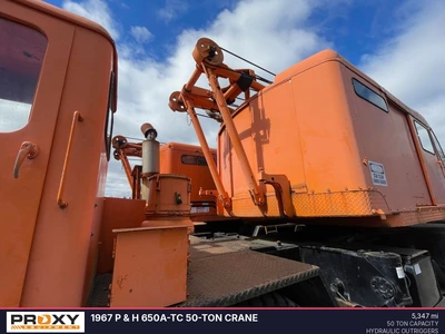 Used 1967 P & H 650A-TC 50-TON CRANE Truck-Mounted Cranes Pennsylvania US | Proxy Equipment #1384956