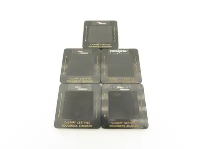 Mahr PMD-90101 Portable Surface Roughness Test Specimen Set of 5