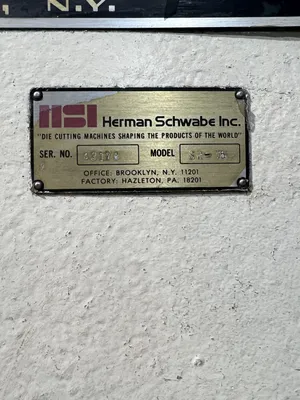 USED HERMAN SCHWABE HERMAN SCHWABE SR-75 PRESS