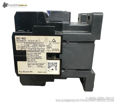 Used FUJI ELECTRIC SCN2 SC05BAA Motors (misc) Kentucky US | Industrial Parts R Us Inc. #783882