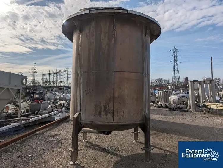 Used N/A 2,000 Gal Stainless Steel Tank Stainless Steel Tanks Ohio US | Federal Equipment Company #127313
