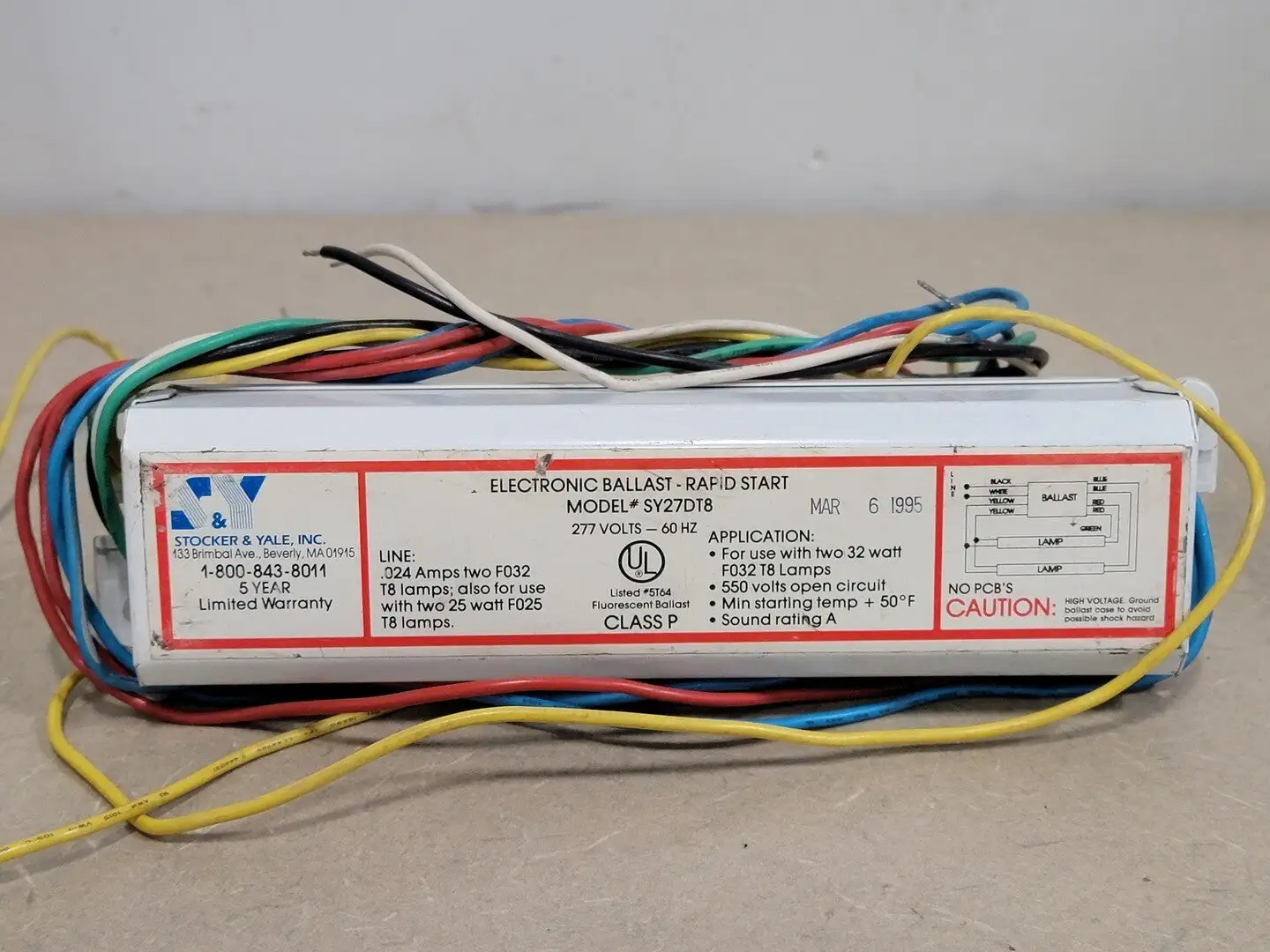 USED STOCKER & YALE INC. SY27DT8