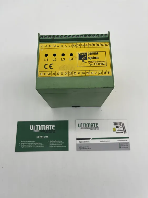 Used GAMMA SYSTEM GP03/S2 Pipe, Tube & Bar Benders Parts Michigan US | Ultimate Tube Bender Parts Plus #201549