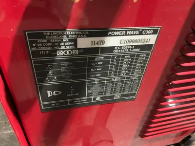 Used LINCOLN ELECTRIC POWER WAVE® C300 ADVANCED PROCESS WELDER Arc Welders Michigan US | Miedema Asset Management Group #1424993