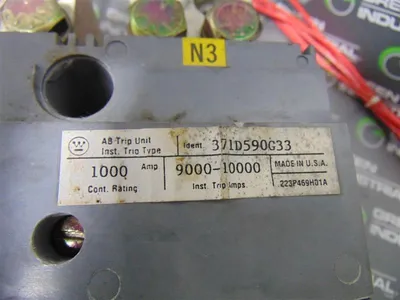 Westinghouse 2610D83G04 AB Circuit Breaker 1000 Amps 600VAC Used
