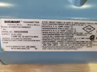 USED 2008 ROSEMOUNT 8732ESTA1N0M4D1