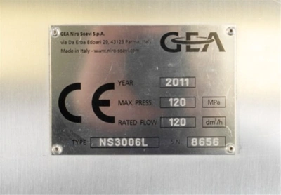 Used GEA _UNKNOWN_ Homogenizers Connecticut US | DMC Industries #1281567
