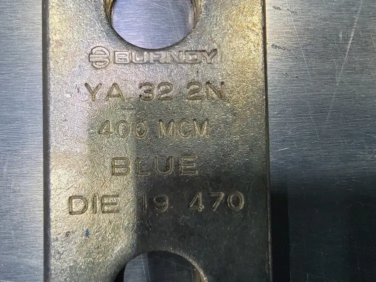 Used BURNDY YA322N Cable & Wire British Columbia CA | Lenmark #1439954