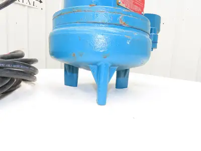 Barnes 3SE1074L Submersible Sewage Ejector Sump Pump 3"NPT 1Hp 240V 1PH 200GPM