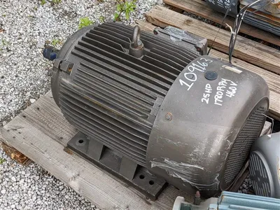 Rebuilt 25/6.25 HP 1780/885 RPM Louis Allis Electric Motor 326U Frame 460V
