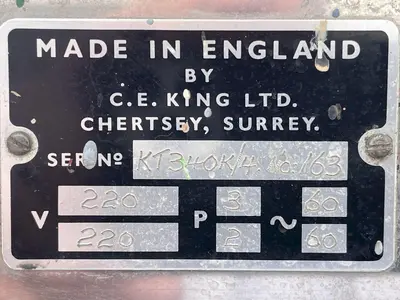 USED CE KING KT340K/4